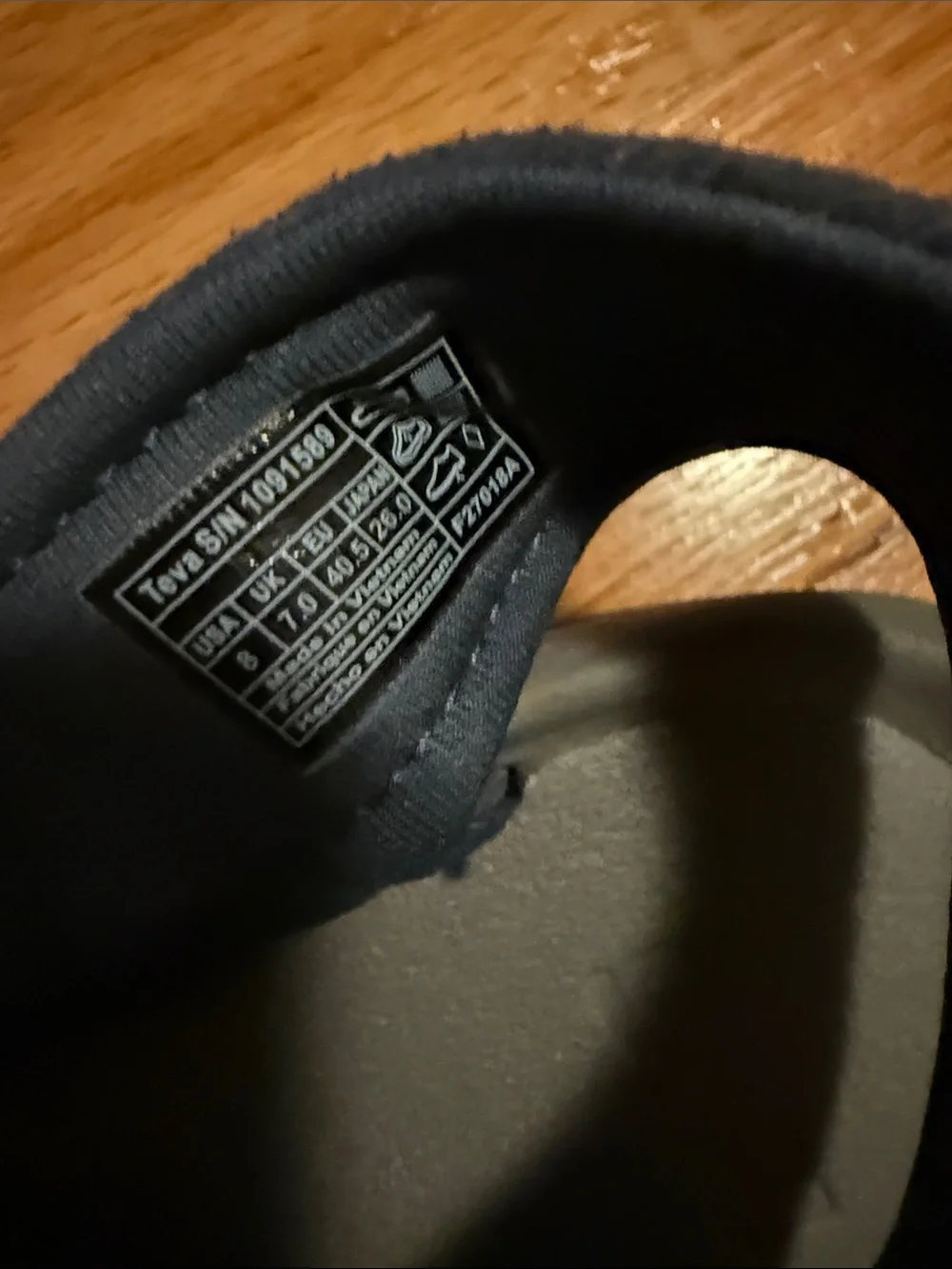 Teva Navy Blue Men's Strappy Sport Sandals